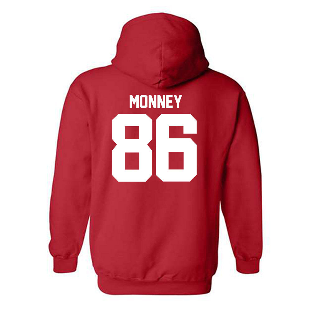 Utah - NCAA Football : Will Monney - Replica Shersey Hooded Sweatshirt-1