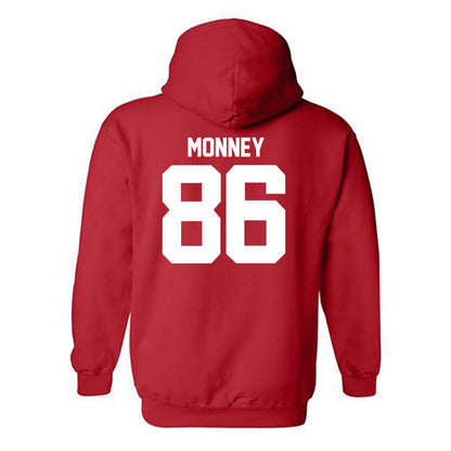Utah - NCAA Football : Will Monney - Replica Shersey Hooded Sweatshirt-1