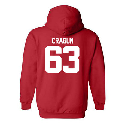 Utah - NCAA Football : Tanner Cragun - Replica Shersey Hooded Sweatshirt-1