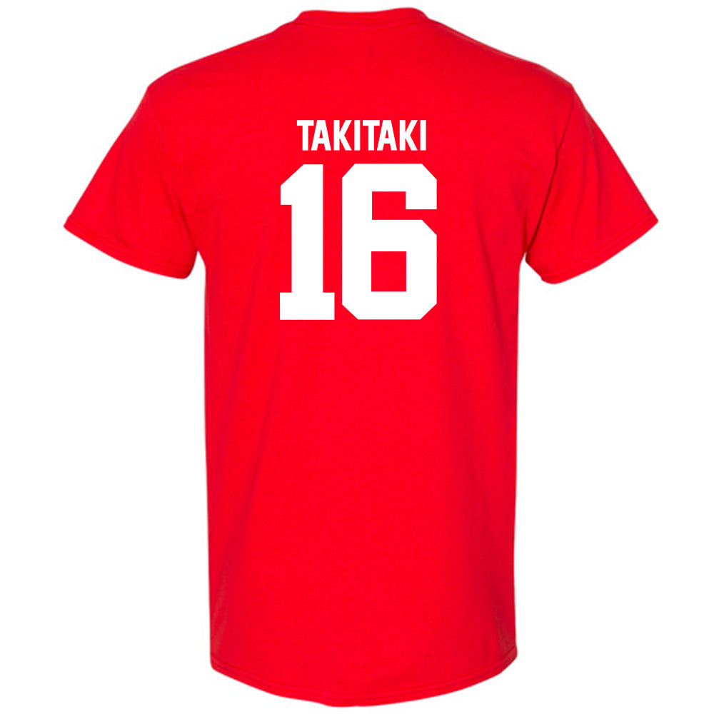 Utah - NCAA Football : Penisimani Takitaki - Replica Shersey T-Shirt-1