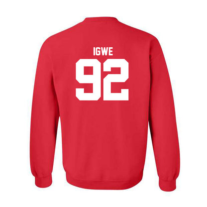 Utah - NCAA Football : Nicholas Igwe - Replica Shersey Crewneck Sweatshirt-1