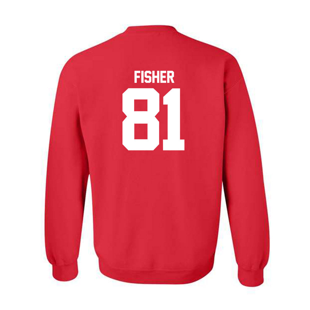 Utah - NCAA Football : Bear Fisher - Replica Shersey Crewneck Sweatshirt-1