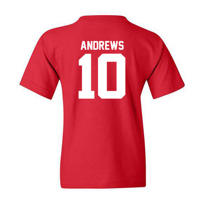 Utah - NCAA Football : Hunter Andrews - Replica Shersey Youth T-Shirt-1
