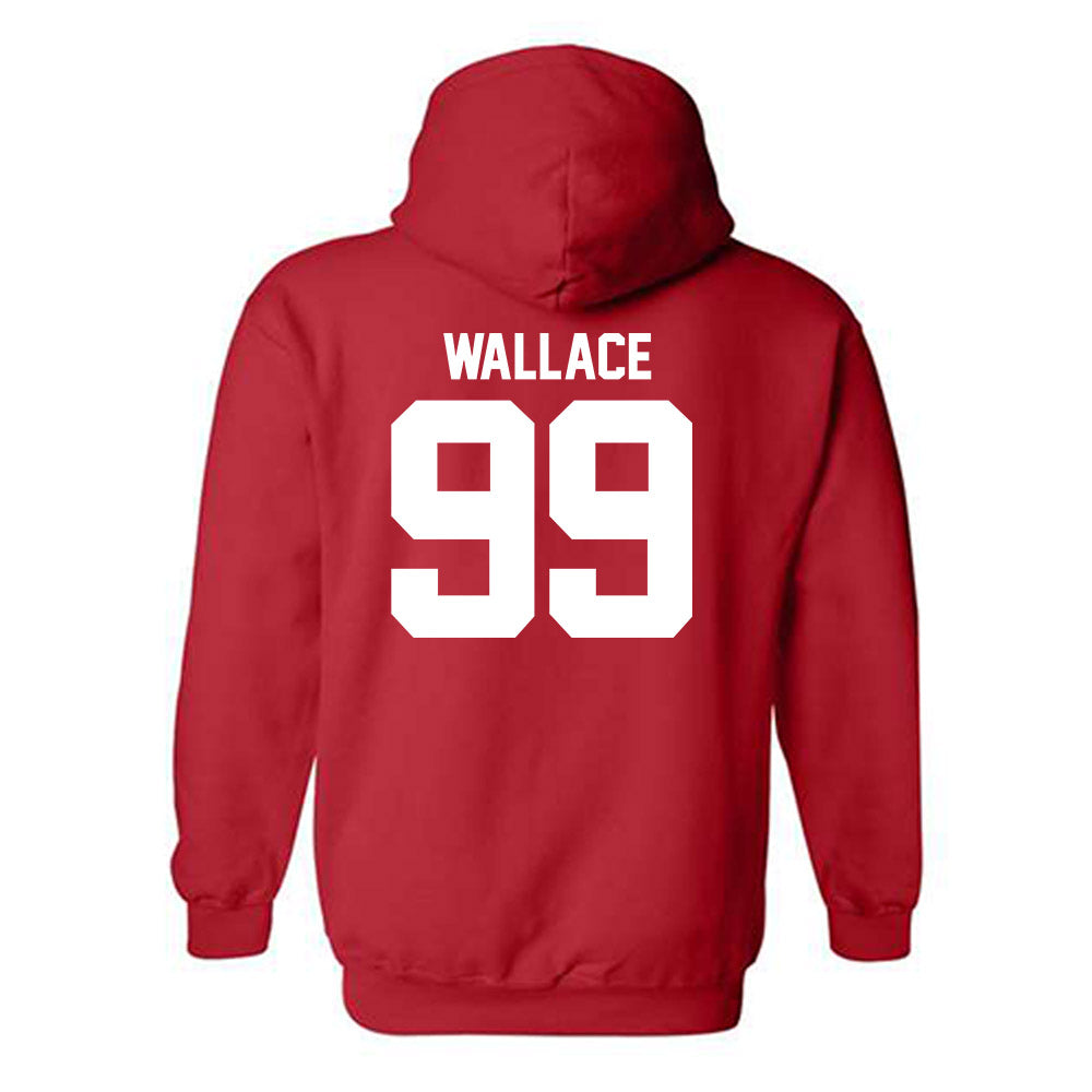 Utah - NCAA Football : Jamal Wallace - Replica Shersey Hooded Sweatshirt-1