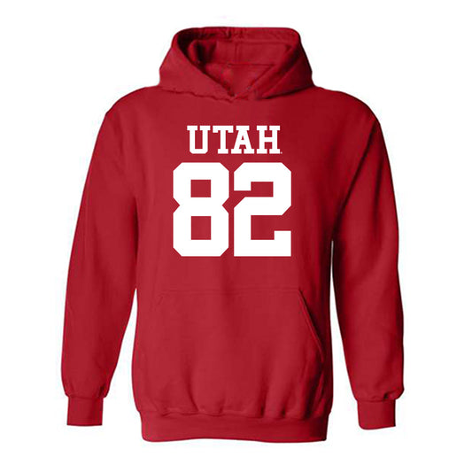 Utah - NCAA Football : Max Ausmus - Replica Shersey Hooded Sweatshirt-0