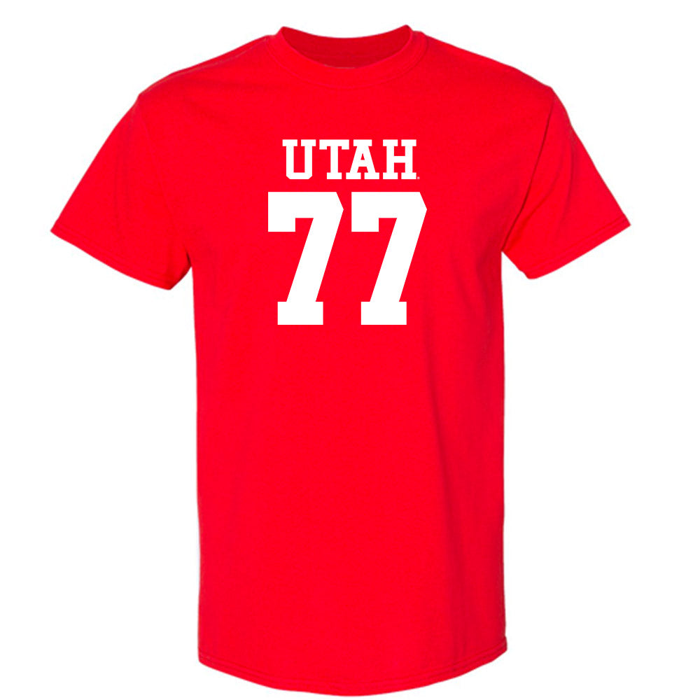 Utah - NCAA Football : Nick Hallock - Replica Shersey T-Shirt-0