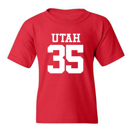 Utah - NCAA Football : Preston Pitts - Replica Shersey Youth T-Shirt-0