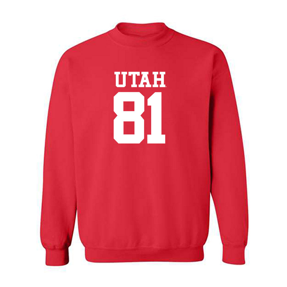 Utah - NCAA Football : Bear Fisher - Replica Shersey Crewneck Sweatshirt-0