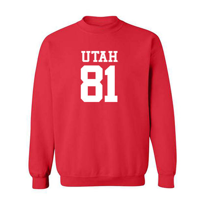 Utah - NCAA Football : Bear Fisher - Replica Shersey Crewneck Sweatshirt-0