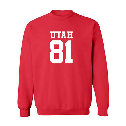 Utah - NCAA Football : Bear Fisher - Replica Shersey Crewneck Sweatshirt-0