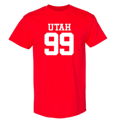 Utah - NCAA Football : Semi Taulanga - Replica Shersey T-Shirt-0