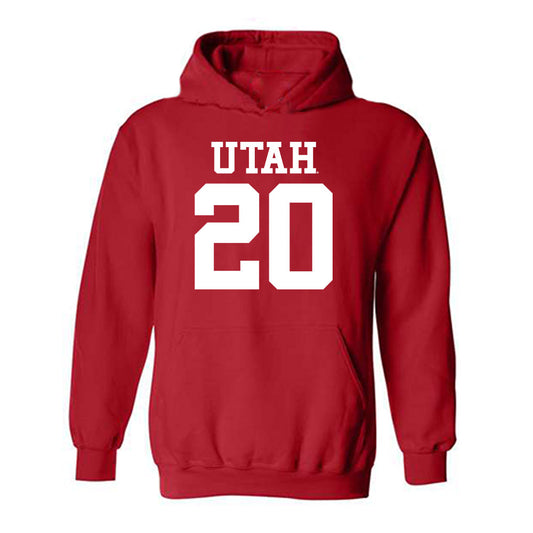 Utah - NCAA Football : Mateaki Helu - Replica Shersey Hooded Sweatshirt-0
