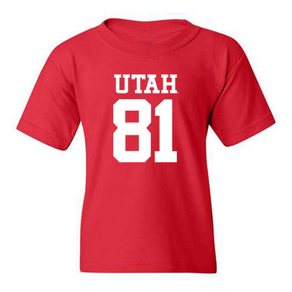 Utah - NCAA Football : Bear Fisher - Replica Shersey Youth T-Shirt-0