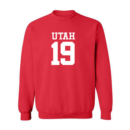 Utah - NCAA Football : James Chenault - Replica Shersey Crewneck Sweatshirt-0