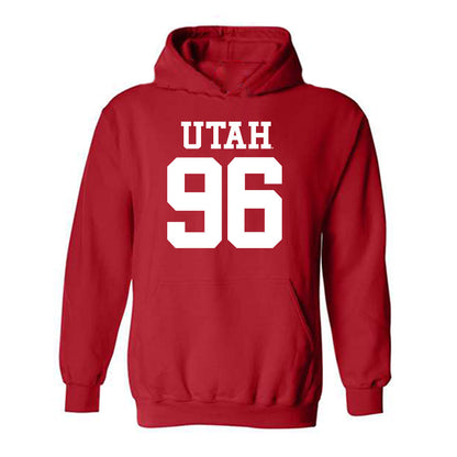 Utah - NCAA Football : Dilan Battle - Replica Shersey Hooded Sweatshirt-0
