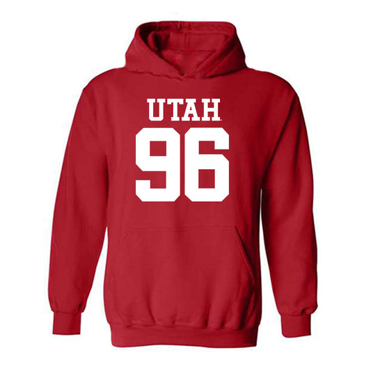 Utah - NCAA Football : Dilan Battle - Replica Shersey Hooded Sweatshirt-0