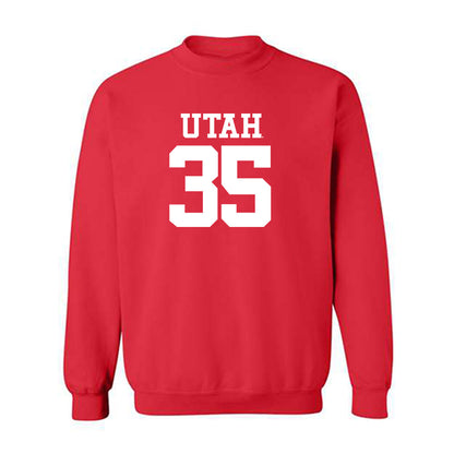 Utah - NCAA Football : Preston Pitts - Replica Shersey Crewneck Sweatshirt-0