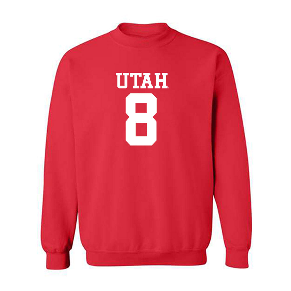 Utah - NCAA Football : Ethan Day - Replica Shersey Crewneck Sweatshirt-0