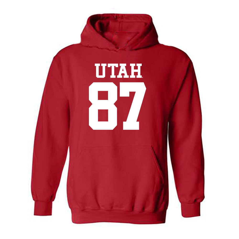 Utah - NCAA Football : Mitch Nielsen - Replica Shersey Hooded Sweatshirt-0