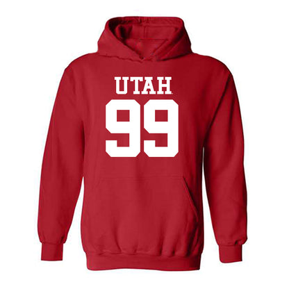 Utah - NCAA Football : Jamal Wallace - Replica Shersey Hooded Sweatshirt-0