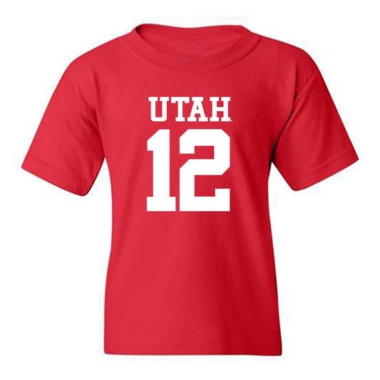 Utah - NCAA Football : Larry Simmons - Replica Shersey Youth T-Shirt-0