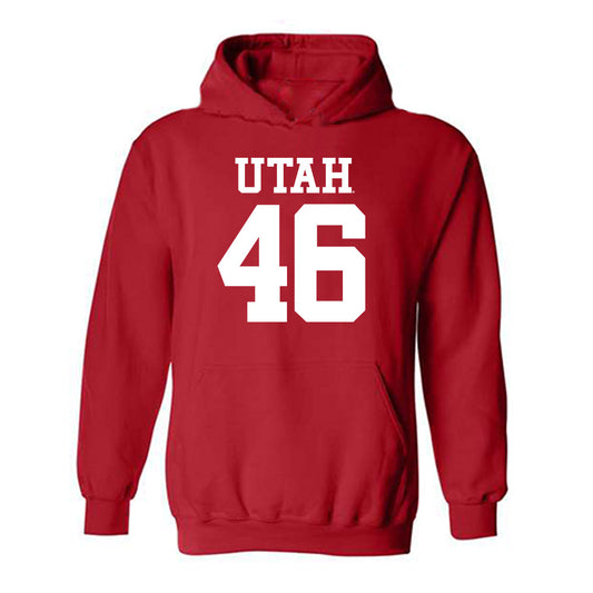 Utah - NCAA Football : Mauka Bernard - Replica Shersey Hooded Sweatshirt-0