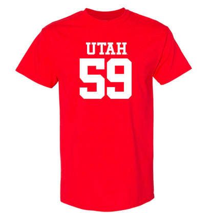 Utah - NCAA Football : Devin Entsminger - Replica Shersey T-Shirt-0