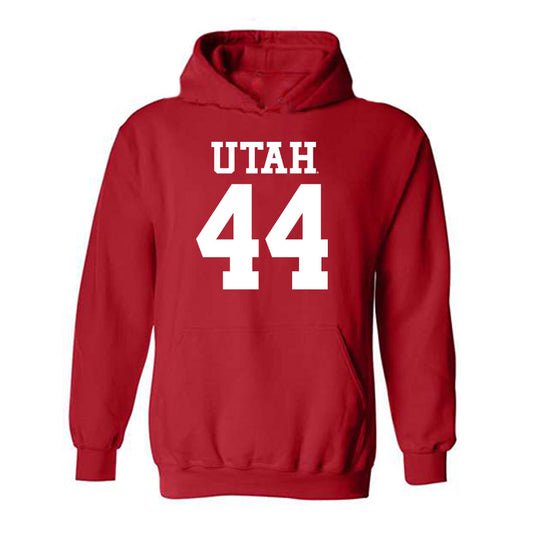 Utah - NCAA Football : Sione Motuapuaka - Replica Shersey Hooded Sweatshirt-0