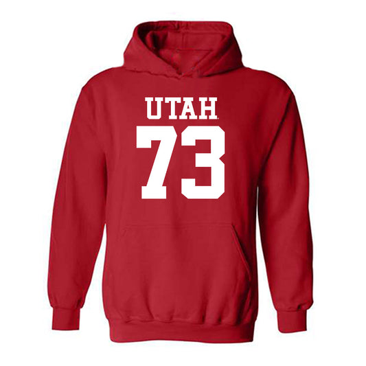 Utah - NCAA Football : Cedric Jefferson - Replica Shersey Hooded Sweatshirt-0