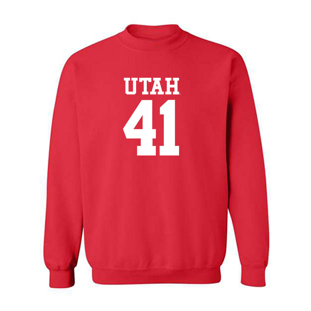 Utah - NCAA Football : LaGary Mitchell Jr - Replica Shersey Crewneck Sweatshirt-0