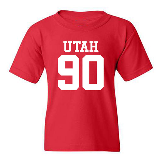 Utah - NCAA Football : Jireh Moe - Replica Shersey Youth T-Shirt-0