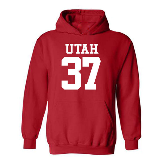 Utah - NCAA Football : Trey Reynolds - Replica Shersey Hooded Sweatshirt-0