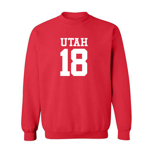 Utah - NCAA Football : Earl Parker - Replica Shersey Crewneck Sweatshirt-0
