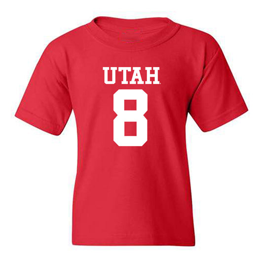 Utah - NCAA Football : Mana Carvalho - Replica Shersey Youth T-Shirt-0