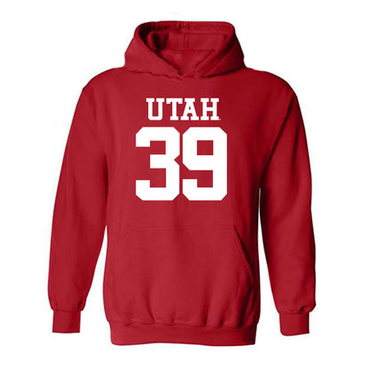 Utah - NCAA Football : Cooper Swasey - Replica Shersey Hooded Sweatshirt-0
