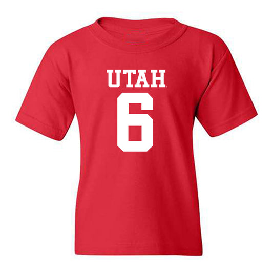 Utah - NCAA Football : Nate Ritchie - Replica Shersey Youth T-Shirt-0