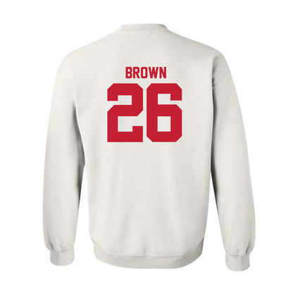 Utah - NCAA Football : Nicholas "Nick" Brown - Replica Shersey Crewneck Sweatshirt-1