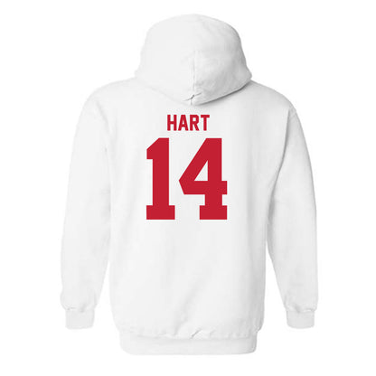 Utah - NCAA Football : JC Hart - Replica Shersey Hooded Sweatshirt-1