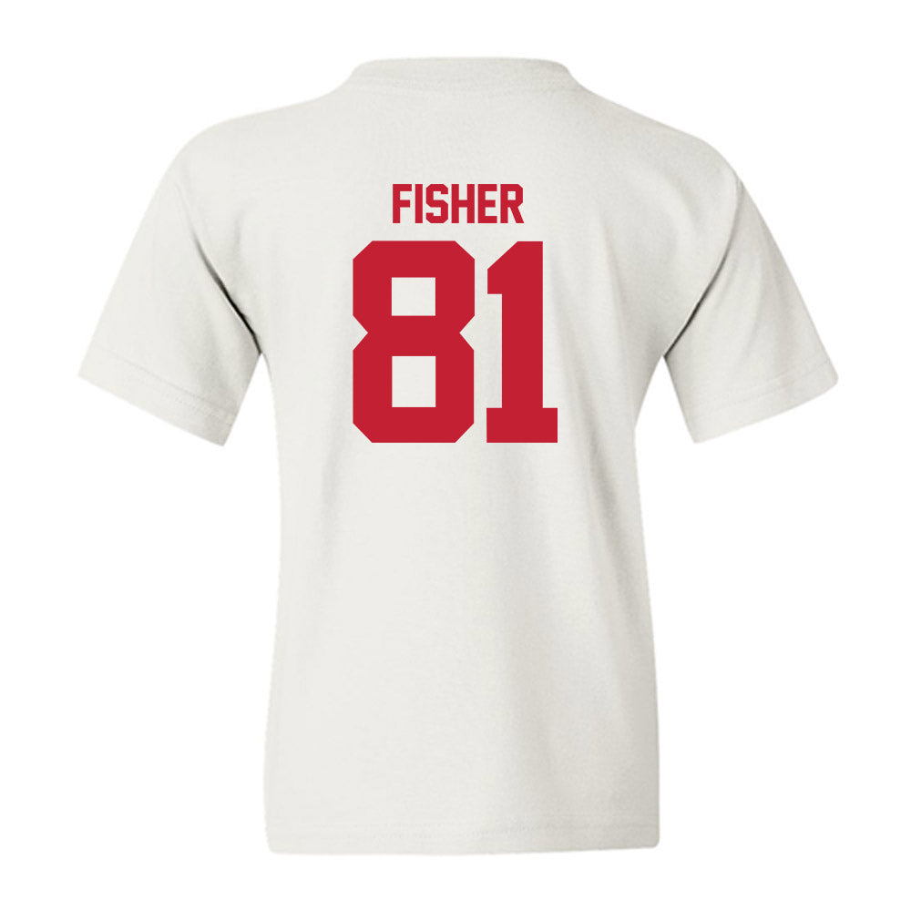 Utah - NCAA Football : Bear Fisher - Replica Shersey Youth T-Shirt-1