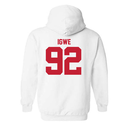 Utah - NCAA Football : Nicholas Igwe - Replica Shersey Hooded Sweatshirt-1