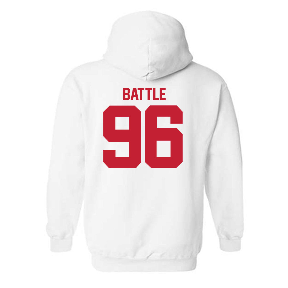 Utah - NCAA Football : Dilan Battle - Replica Shersey Hooded Sweatshirt-1
