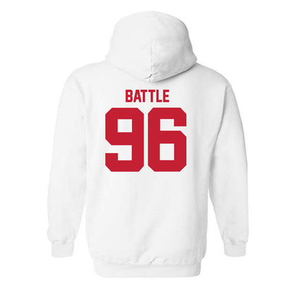 Utah - NCAA Football : Dilan Battle - Replica Shersey Hooded Sweatshirt-1