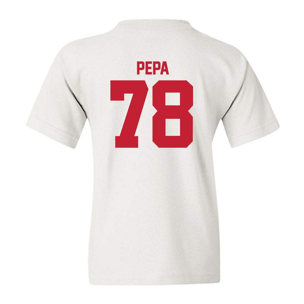Utah - NCAA Football : Taniela Pepa - Replica Shersey Youth T-Shirt-1