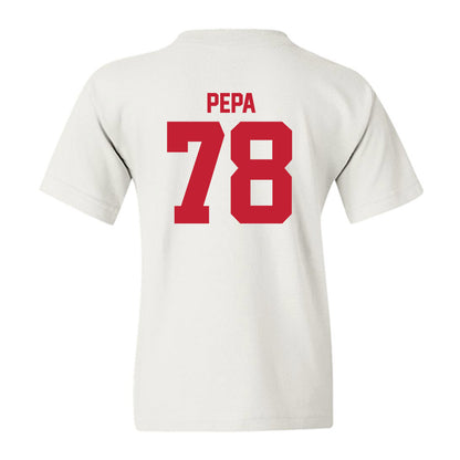 Utah - NCAA Football : Taniela Pepa - Replica Shersey Youth T-Shirt-1