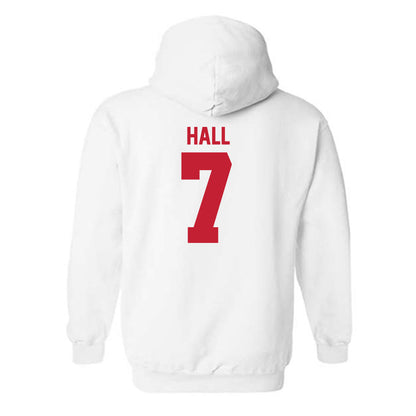 Utah - NCAA Football : Johnathan Hall - Replica Shersey Hooded Sweatshirt-1