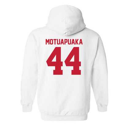Utah - NCAA Football : Sione Motuapuaka - Replica Shersey Hooded Sweatshirt-1