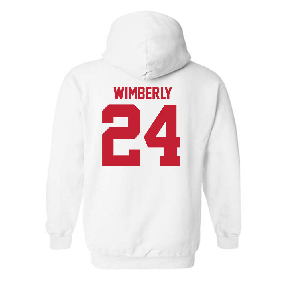 Utah - NCAA Football : Marcus Wimberly - Replica Shersey Hooded Sweatshirt-1