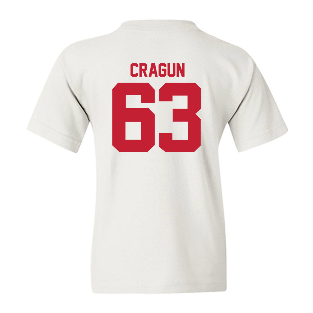 Utah - NCAA Football : Tanner Cragun - Replica Shersey Youth T-Shirt-1