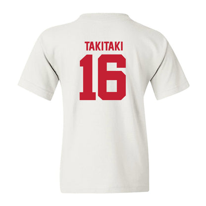 Utah - NCAA Football : Penisimani Takitaki - Replica Shersey Youth T-Shirt-1