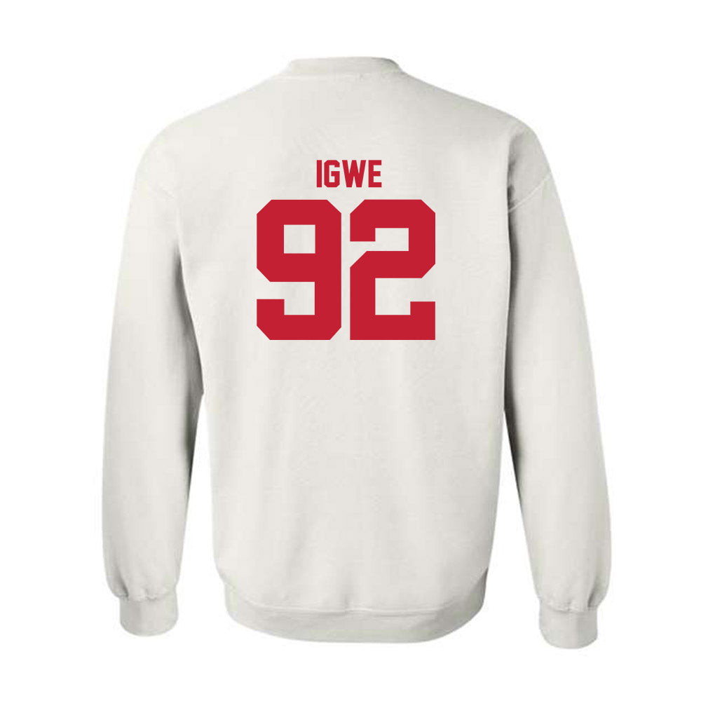 Utah - NCAA Football : Nicholas Igwe - Replica Shersey Crewneck Sweatshirt-1